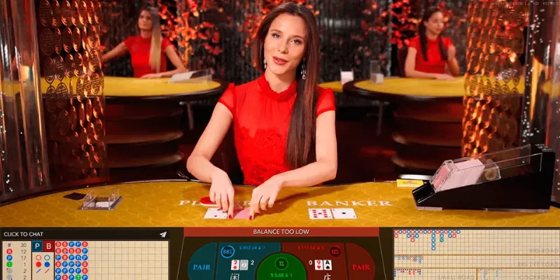 Luật chơi và cách đặt cược trong live baccarat 33 Win